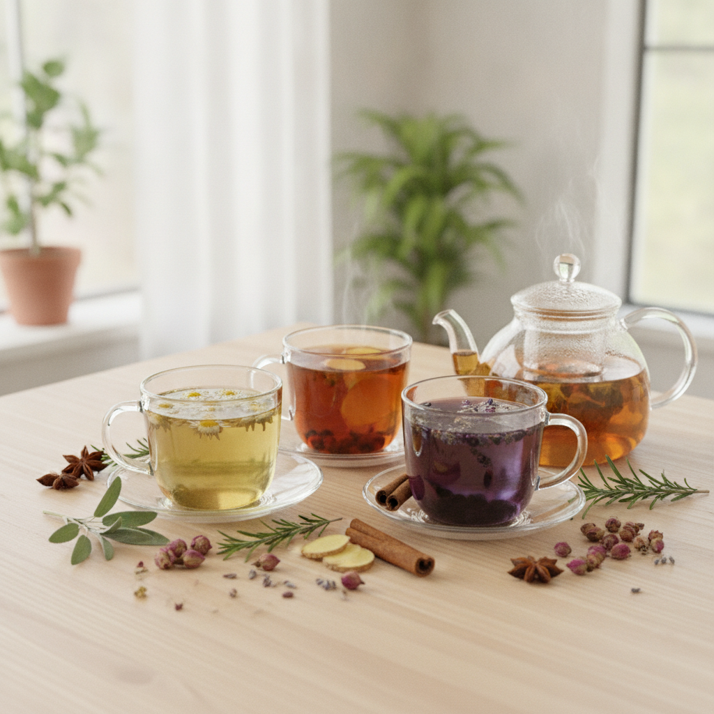 Doğal Karışık Bitki Çayları ile Günlük Sıvı Alımını Aromatik Bir Şölene Dönüştürün